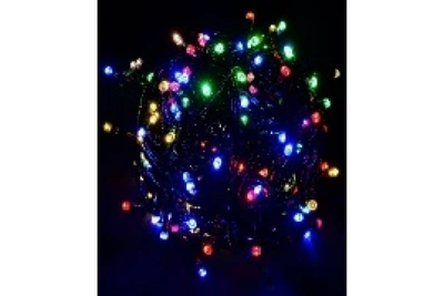 Гирлянда RD-9028 диод 100LED черный провод синий цвет для дома и улицы