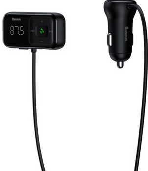 FM-трансмітер Baseus S-16 Overseas Edition Black (6932172626990)