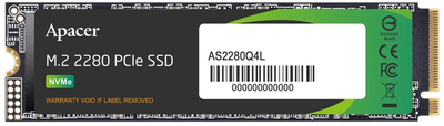 SSD накопичувач внутрішній APACER AS2280Q4L M.2 PCIe 1TB (AP1TBAS2280Q4L-1)