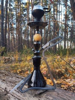 Кальян Hookah Havana Onyx Plus Black высотой 50 см на 1 персону