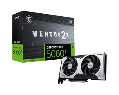 Відеокарта MSI GeForce RTX 5060 Ti 8G VENTUS 2X OC PLUS