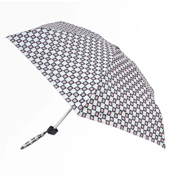 Мини зонт женский Fulton L501 Tiny-2 Flower Check (Цветочная клетка)