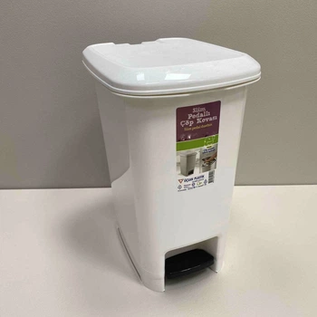 Контейнер для мусора пластиковый 40 л с педалькой Ucsan Plastik M-1056