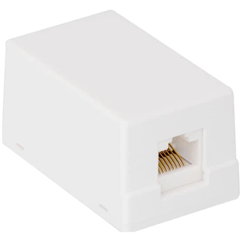 Розетка RJ45 Tecro SFBX-01-RJ45 Cat5e, накладная(DL_6C5E04026359)