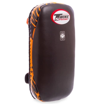 Пады для тайского бокса Тай-пэды TWINS KPL2-L 20x41x6см 1шт Черный-оранжевый