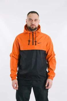 Анорак чоловічий No Brand President XXL Оранжево-чорний (1590476403/XXL)