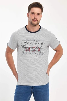 Футболка с принтом Trend Collection 35960 Белый (BEYAZ) L