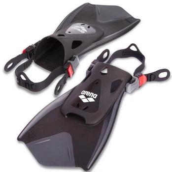 Ласти для басейну короткі з відкритою п'ятою ARENA FITNESS FIN AR1E354-55 р.33-35 Чорний