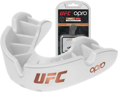 Капа OPRO Bronze UFC детская (возраст до 11) White (ufc.102513003) (UFC_Jr_Bronze_W)