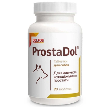 Таблетки ПростаДол для собак для поддержания здоровья простаты Dolfos ProstaDol 90 шт./уп. (5902232640465)