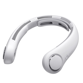 Вентилятор на шию JisuLife Neck Fan Life4 портативний, Type-C, 5000 mAh — Сірий