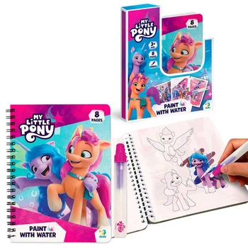 Водна розмальовка My Little Pony 200445 DoDo, 8 сторінок, маркер