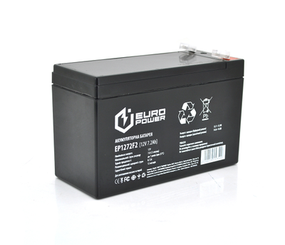 Корпус для аккумуляторной батареи Europower EP12-7.2F2 Black (EP12-7.2F2)