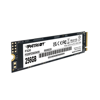 Твердотельный накопитель SSD M.2 Patriot P320 256GB NVMe 2280 Gen3.0 x4 3D TLC (P320P256GM28)