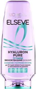 Зволожувальний бальзам для волосся L'Oreal Paris Elseve Hyaluron Pure для жирного типу волосся 200 мл (3600524148898)