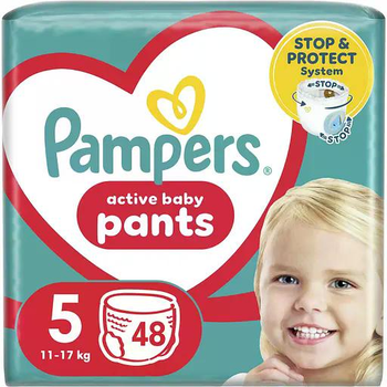 Подгузники-трусики Pampers Active Baby Pants размер 5 (11-17 кг), 48 шт