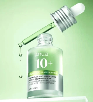 Сироватка з азелаїновою кислотою Anua Azelaic Acid 10 Hyaluron Redness Soothing Serum 30 ml