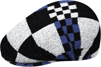Кепка Kangol Pop Gingham 504 Цвет Starry Blue/Black Размер L