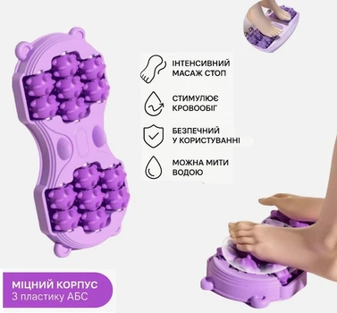 Механічний масажер для ніг стоп із роликами для розслаблення і зняття втоми Foot Massager 4082