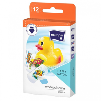 Пластир mаtораt HAPPY TATTOO 12 шт