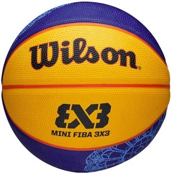 Баскетбольный мяч Wilson FIBA 3X3 Mini BSKT Paris 2024 (размер 3) WZ3015101XB3