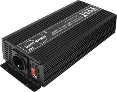 Преобразователь напряжения Volt Polska Sinus 2000 12/230V 1000/2000W (3SIP200012)