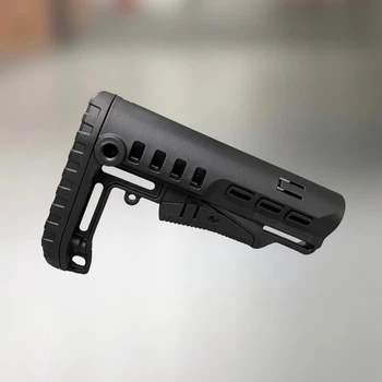 Приклад (база) DLG TBS TACTICAL, PCP, DLG-087, Черный, для гвинтівок з трубкою розміру Mil-Spec
