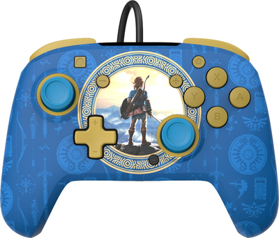 Контролер PDP Nintendo Switch Rematch Zelda Hyrule Blue (0708056070830)