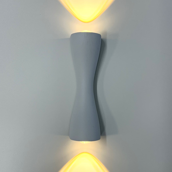 Светильник настенный светодиодный Luminaria SAVIO 6W 2L 3000K 160x60x50 WHITE 220V IP54 (6951427265098)
