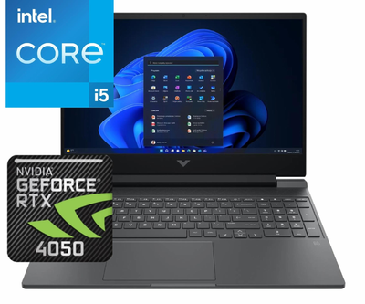 Ноутбук (2024) for gaming HP Victus 15 i5-13420H/ 16GB / 512GB/ RTX4050 / 15.6" 144Hz