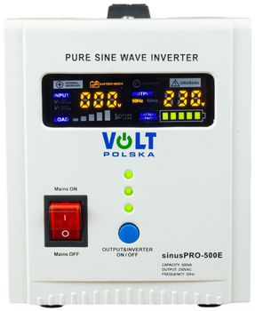 ИБП Volt Polska SINUS PRO 500 E 12/230V (350/500W) (5903111886349)