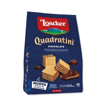 Вафли Loacker Quadratini Chocolate 250 г