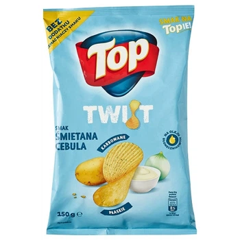 Чипсы Top сметана с луком 150 г