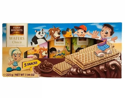 Вафли детские Feiny Biscuits Wafers Choco с шоколадом 225 г