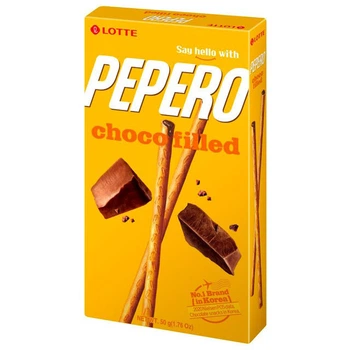 Соломка Lotte Pepero Choco Filled з шоколадною начинкою 45 г