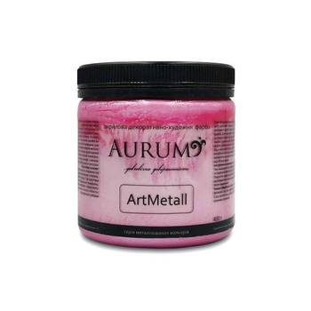Декоративная краска Розовый шелк 400 мл "Aurum"