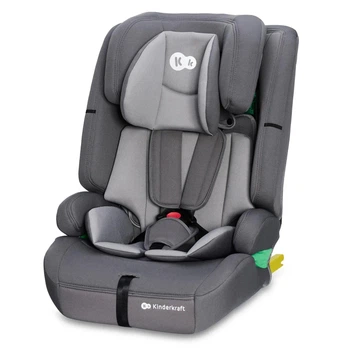 Автокрісло Kinderkraft Safety Fix 2 i-Size гр. 1-2-3 9-36 кг Grey, 5902533923090