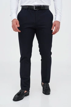 Брюки slim fit Trend Collection 1265 Темно-синий (color 2) 38