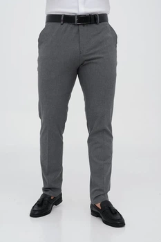 Брюки slim fit Trend Collection 1265 серый (сolor 4) 32