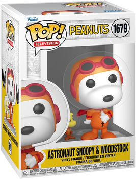 Фігурка Funko Pop Television Peanuts Астронавт Снупі і Вудсток 9.5 см FNK83507 (889698835077)