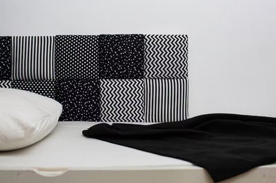 Мягкая хлопковая настенная панель для детской комнаты Comfy Walls 20 * 20 * 5 см серия Black