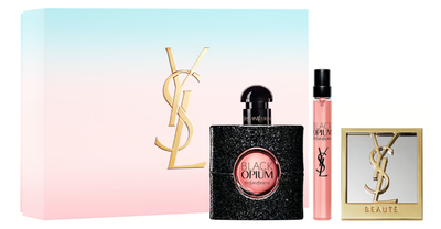 Набір для жінок Yves Saint Laurent Black Opium Парфумована вода 50 мл + Мініатюра Парфумована вода 10 мл + Дзеркало (3614274373400)