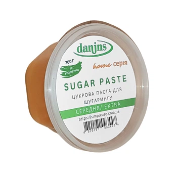Сахарная паста для депиляции в домашних условиях Danins средняя Extra, 250 г