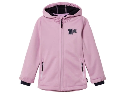 Куртка Softshell водовідштовхувальна та вітрозахисна для дівчинки Lupilu BIONIC-FINISH® ECO 445131 086-92 см (12-24 months) бузковий