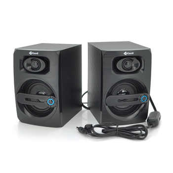 Колонки 2.0 Kisonli T-010 для ПК і ноутбука USB + 3.5mm 2x3W 20Hz-20KHz Black