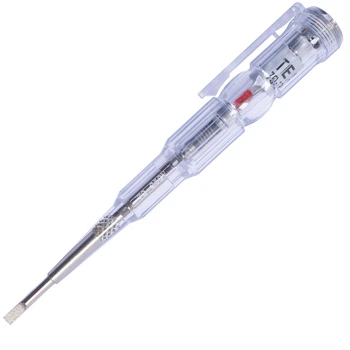 Отвертка-индикатор 3,5x140мм прямой SL 70-250V AC/DC [t001108] e.tool.test08 E.NEXT