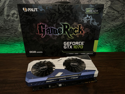 Видеокарта Palit GTX 1070 8GB Game Rock GDDR5 Б/У