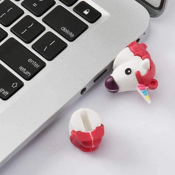 Флеш-накопитель Dinosaur Driver USB 2.0 – 16GB White unicorn