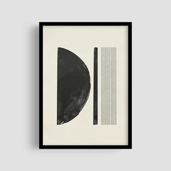 Постер Roomy "Split Balance" Чорна рамка з глянцевим склом A4 (29.7x21 cm)