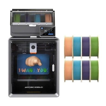 3D-принтер Anycubic Kobra S1 Combo + 8 кг нити Pantone PLA